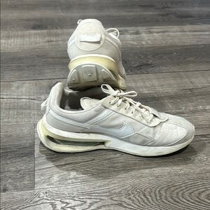 Nike Cream and White Running Shoes